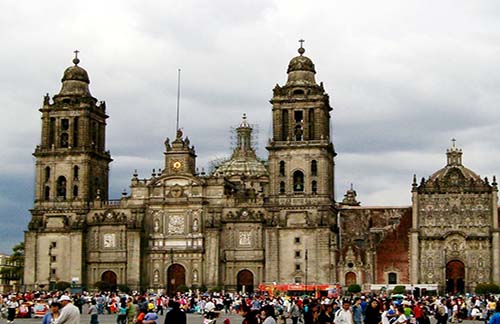 Catedral metropolitana en Zocalo, Ciudad de Mexico