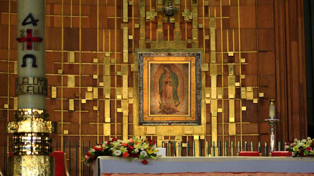 Altar de la Virgen de Guadalupe