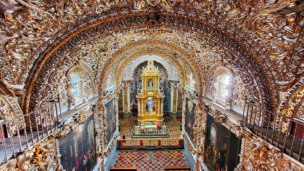 Capilla de la Virgen del Rosario en Puebla