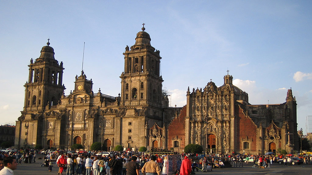 Catedral Metropolitana en la Ciudad de Mexico