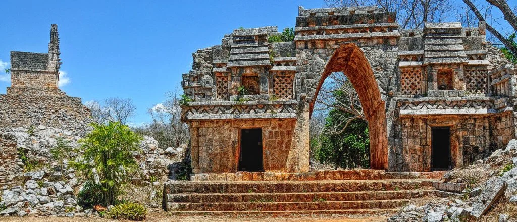 Detalle de arquitectura Puuc en Yucatán
